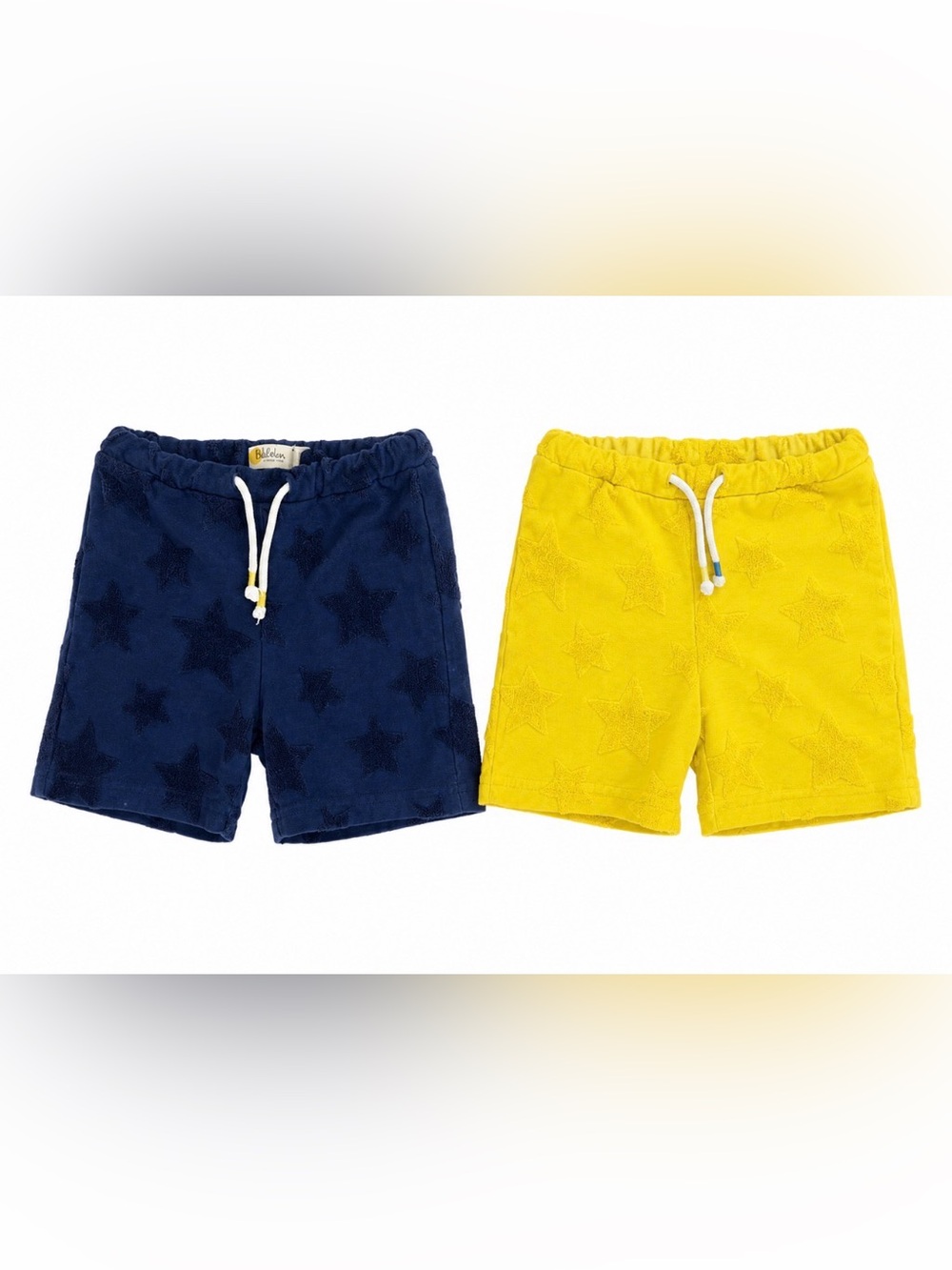 Mini Boden Shorts bundle stars yellow blue